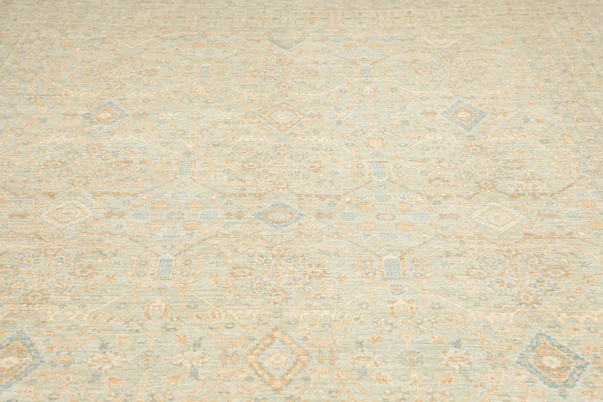 Ziegler Orientteppich 243 × 303 cm aus Wolle, handgeknüpft