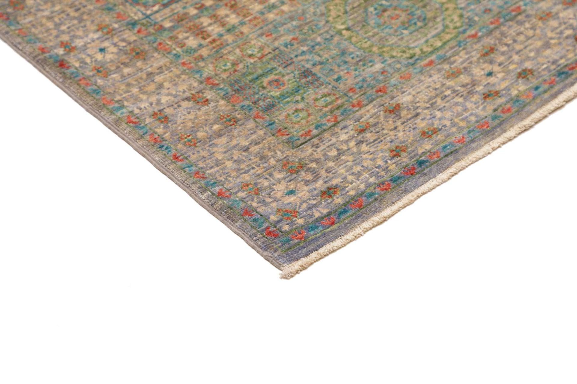 mamluk-orientteppich-82-x-299-cm-handgeknupft-seide-hochwertig-4 Handgeknüpfter Mamluk Orientteppich 82 × 299 cm