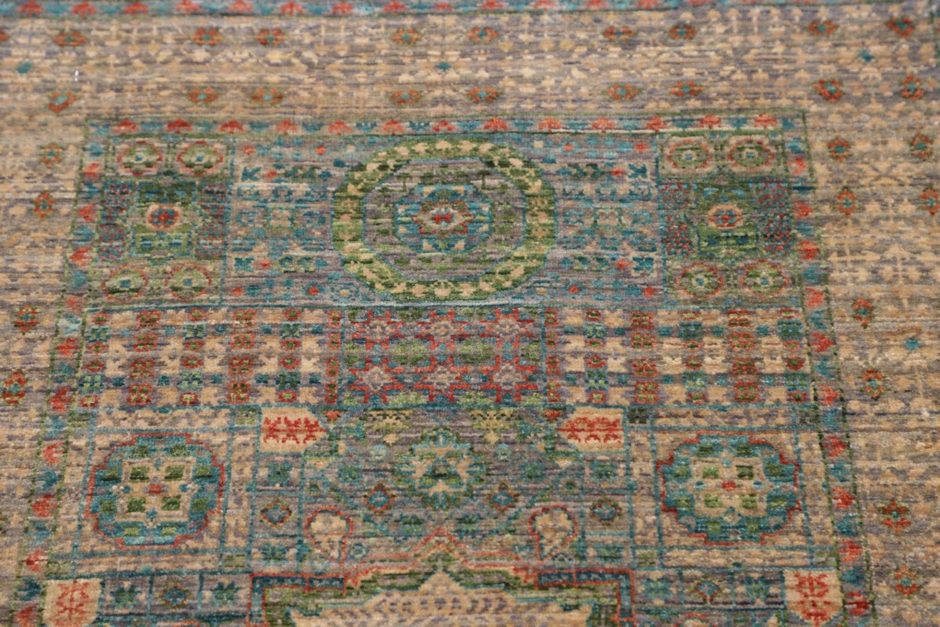 mamluk-orientteppich-82-x-299-cm-handgeknupft-seide-hochwertig-6 Handgeknüpfter Mamluk Orientteppich 82 × 299 cm