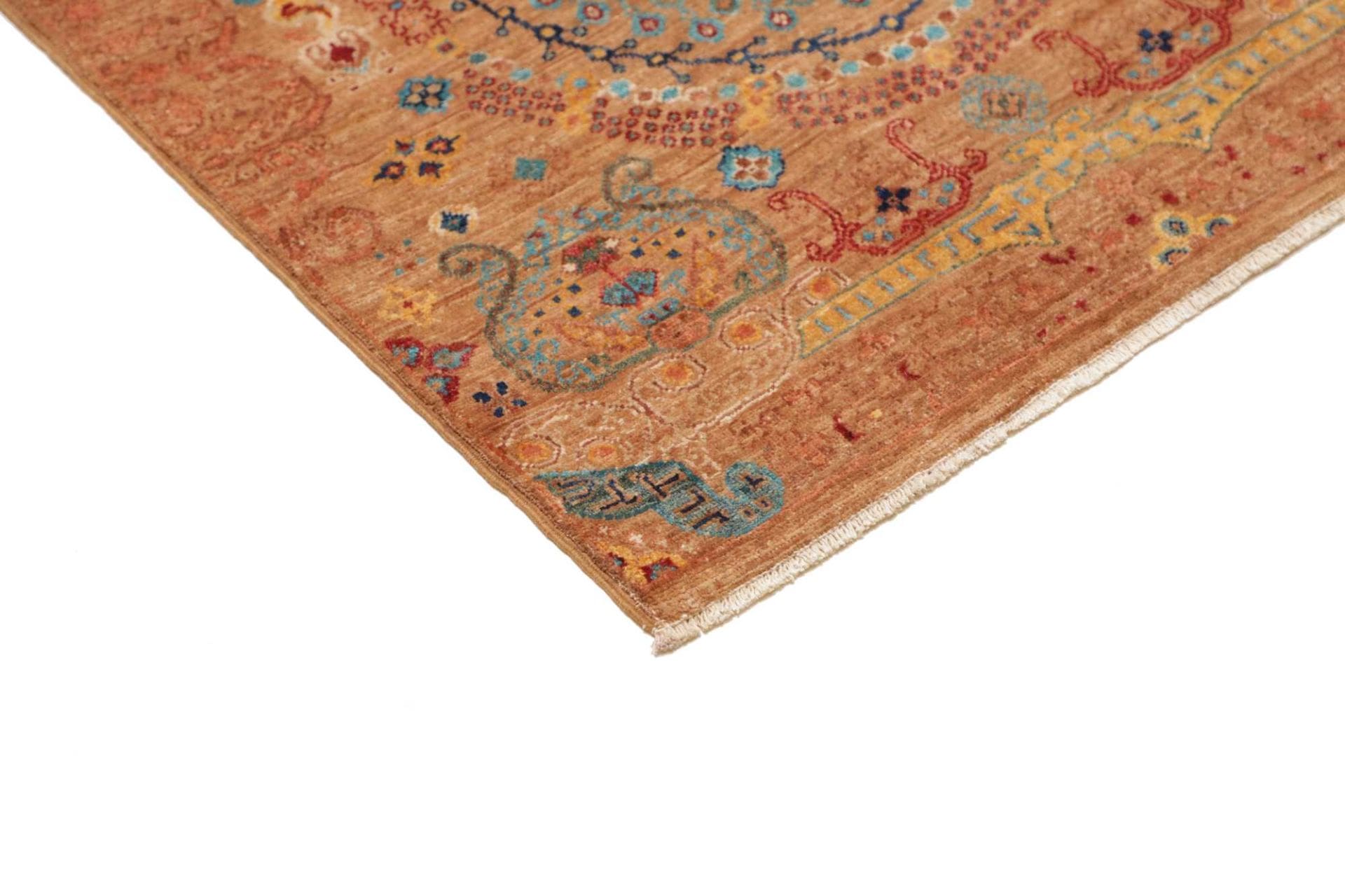 Handgeknüpfter Samarkand Orientteppich, 82 × 305 cm, Wolle