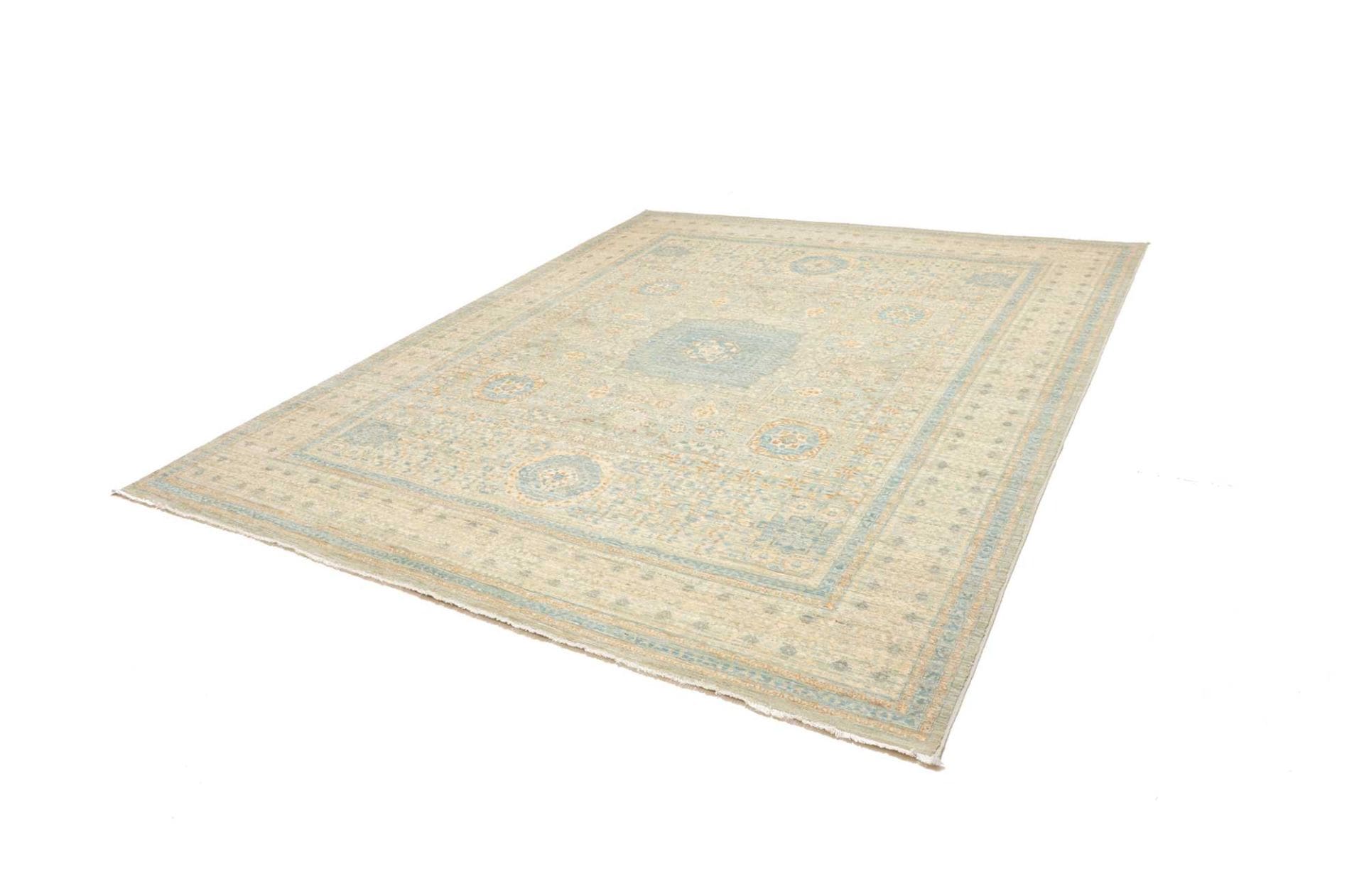 mamluk-orientteppich-248-x-298-cm-handgeknupft-aus-schurwolle-1 Mamluk Orientteppich 248 × 298 cm aus Wolle, handgeknüpft
