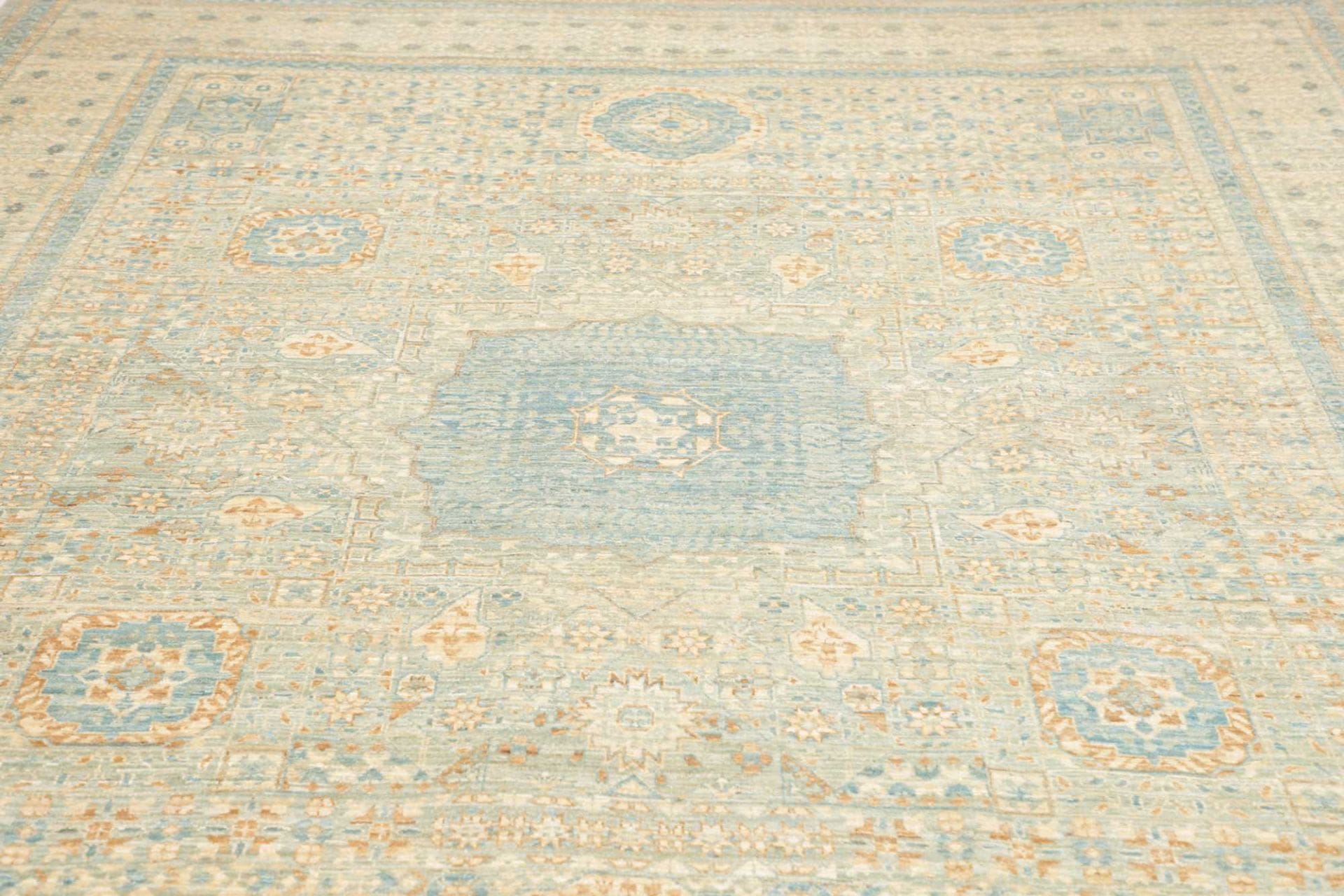 mamluk-orientteppich-248-x-298-cm-handgeknupft-aus-schurwolle-8 Mamluk Orientteppich 248 × 298 cm aus Wolle, handgeknüpft