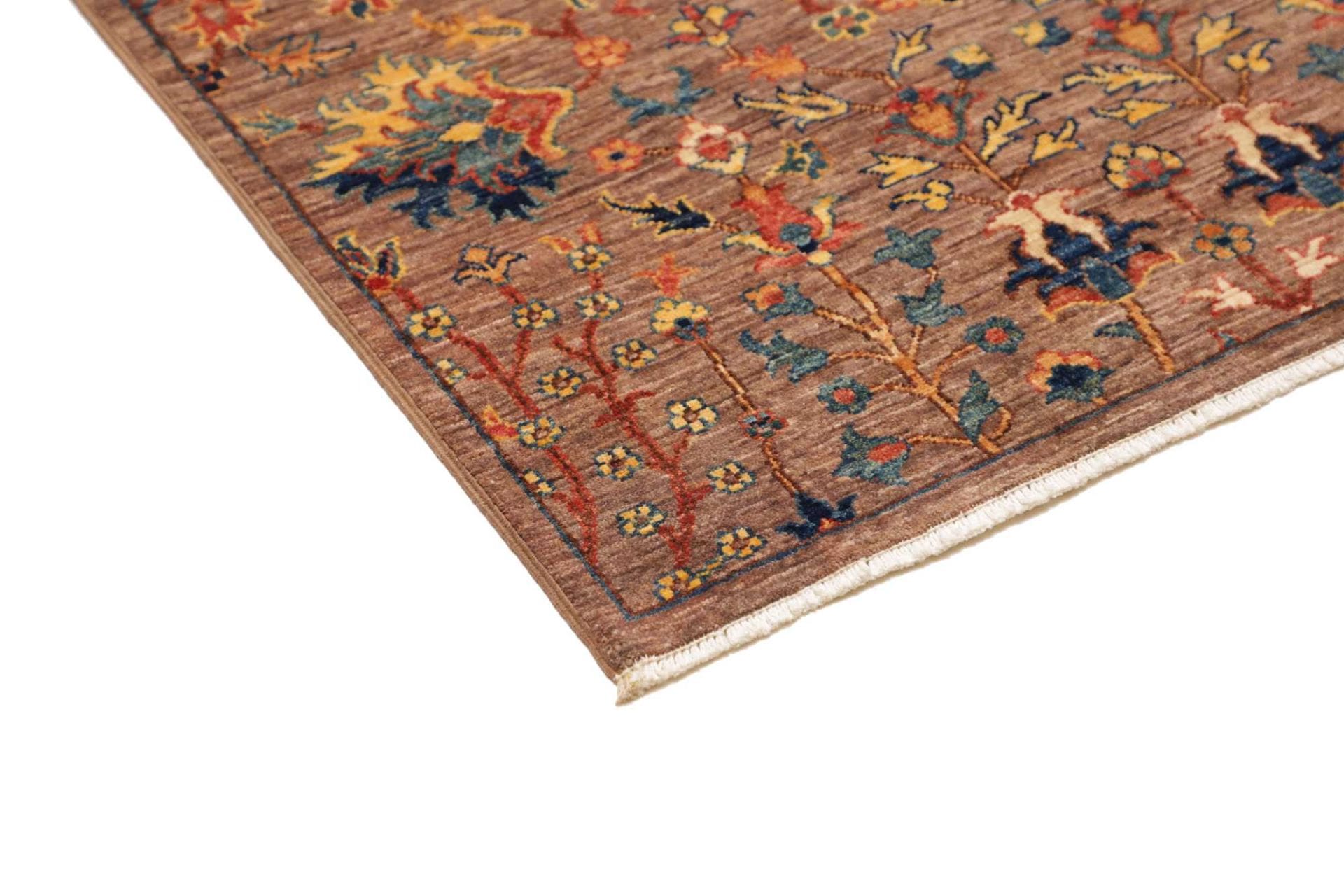 Handgeknüpfter Samarkand Orientteppich 82 × 301 cm