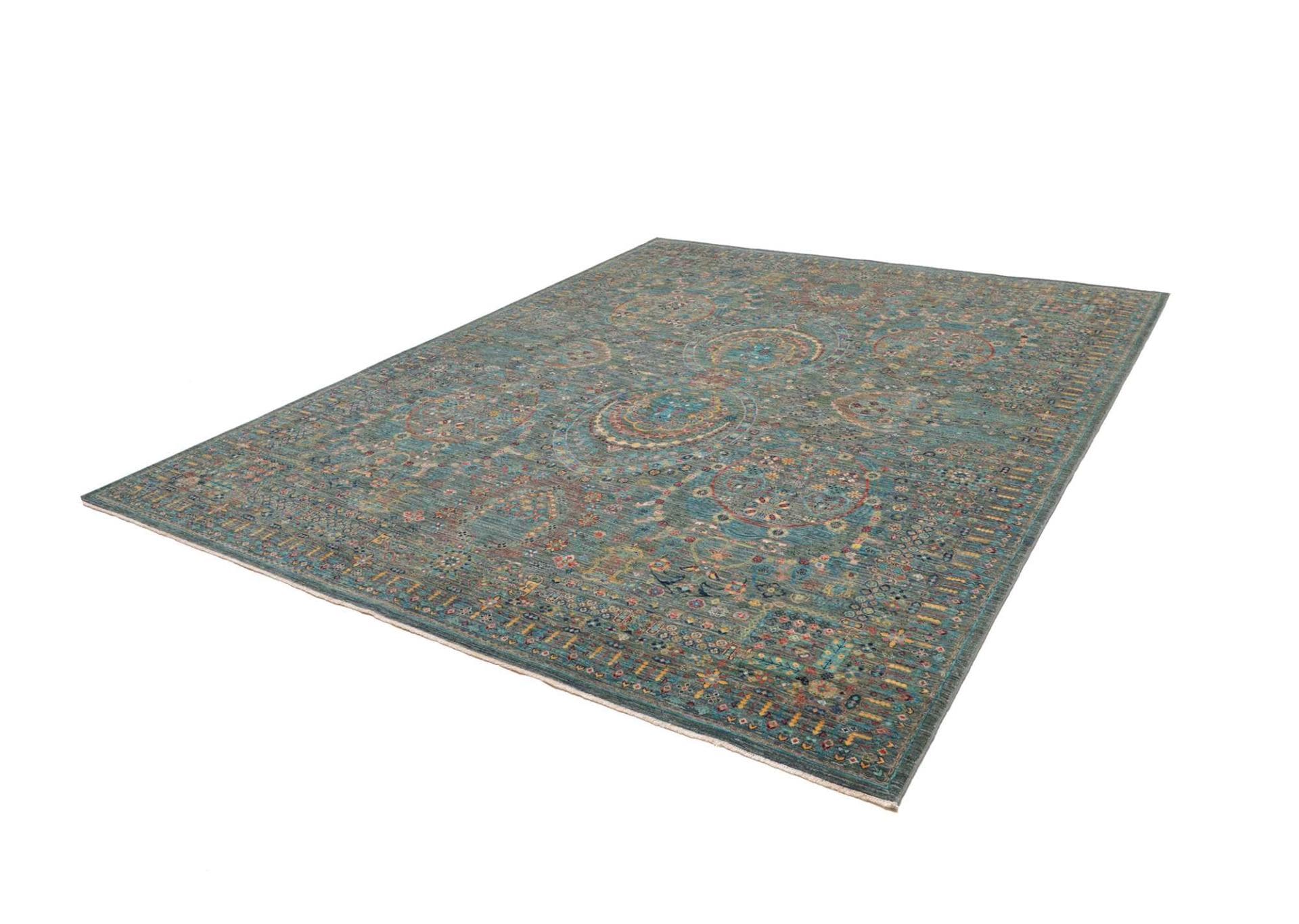 Samarkand Orientteppich 253 × 307 cm aus Wolle, handgeknüpft