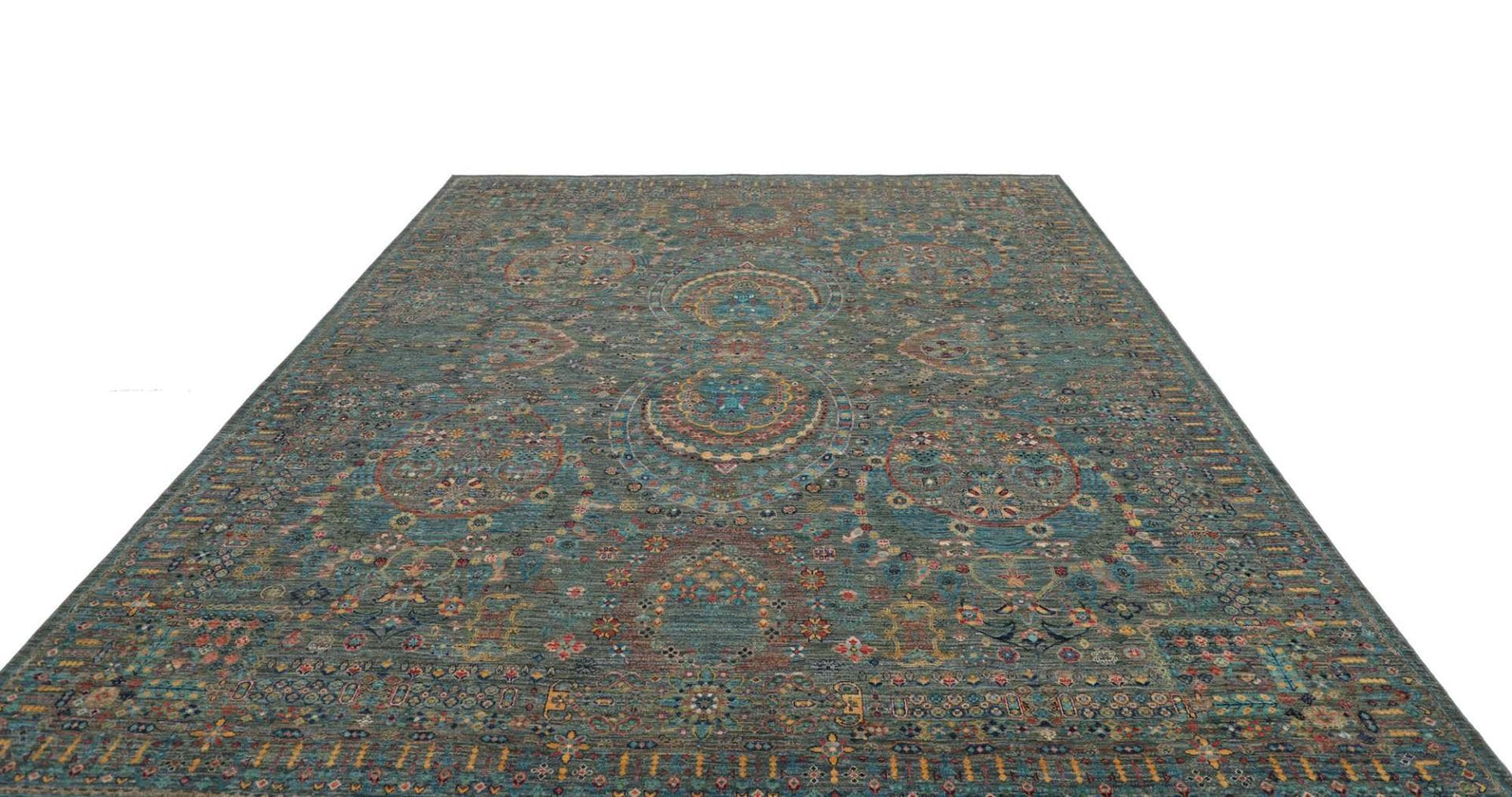 Samarkand Orientteppich 253 × 307 cm aus Wolle, handgeknüpft