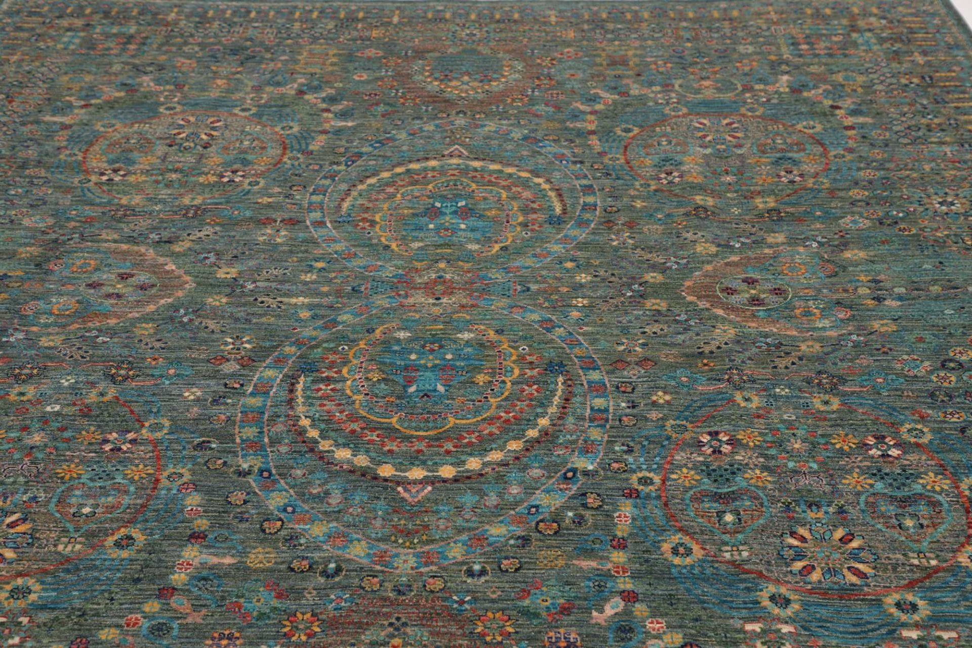 Samarkand Orientteppich 253 × 307 cm aus Wolle, handgeknüpft