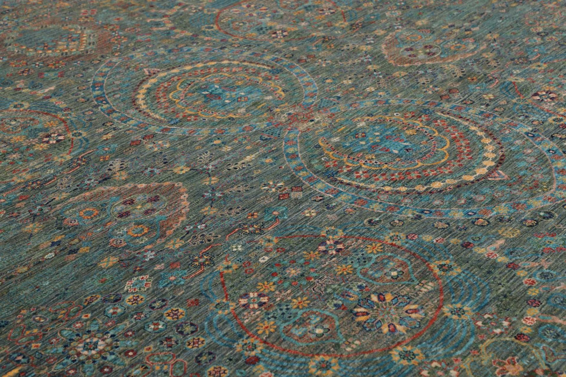 Samarkand Orientteppich 253 × 307 cm aus Wolle, handgeknüpft