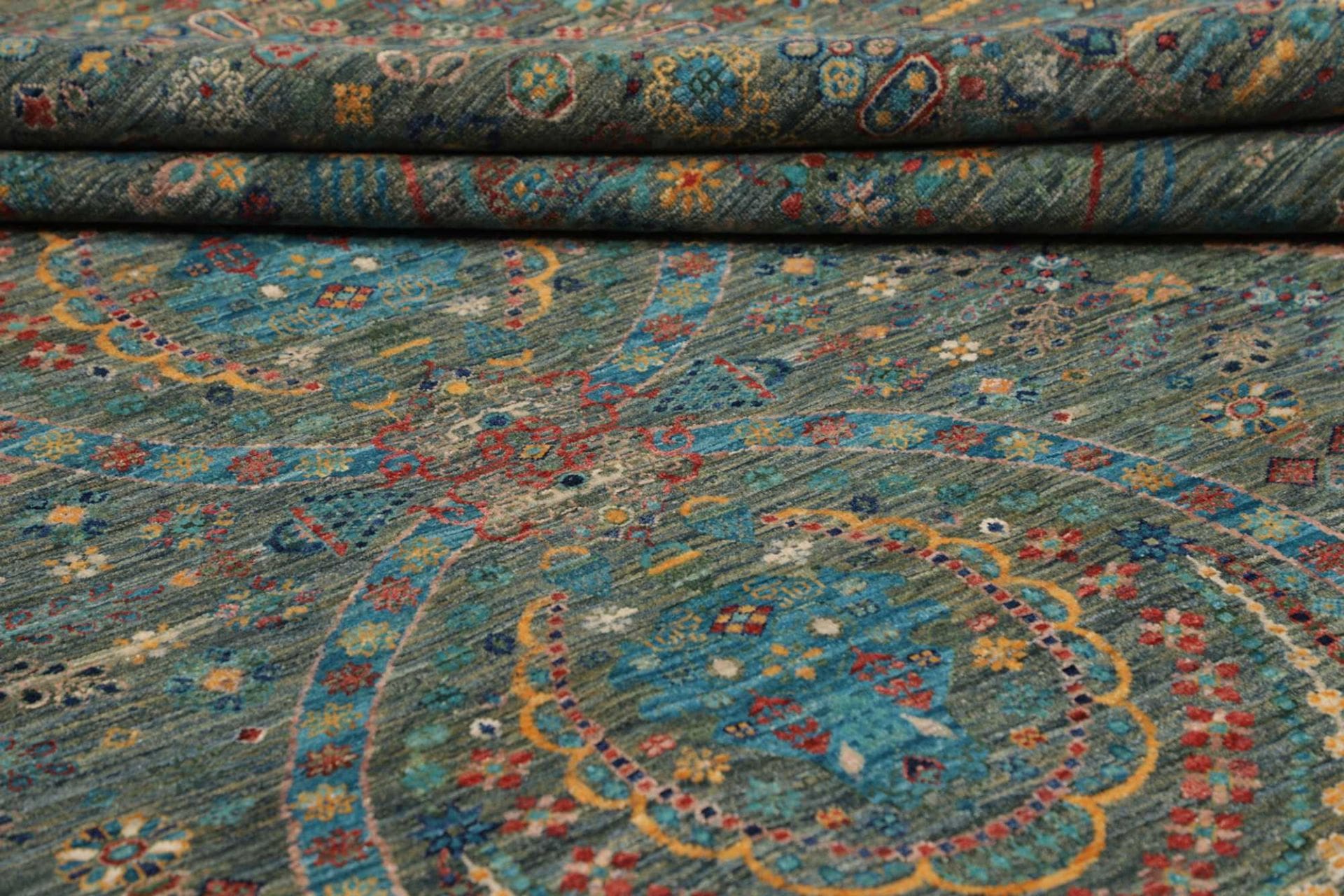 Samarkand Orientteppich 253 × 307 cm aus Wolle, handgeknüpft