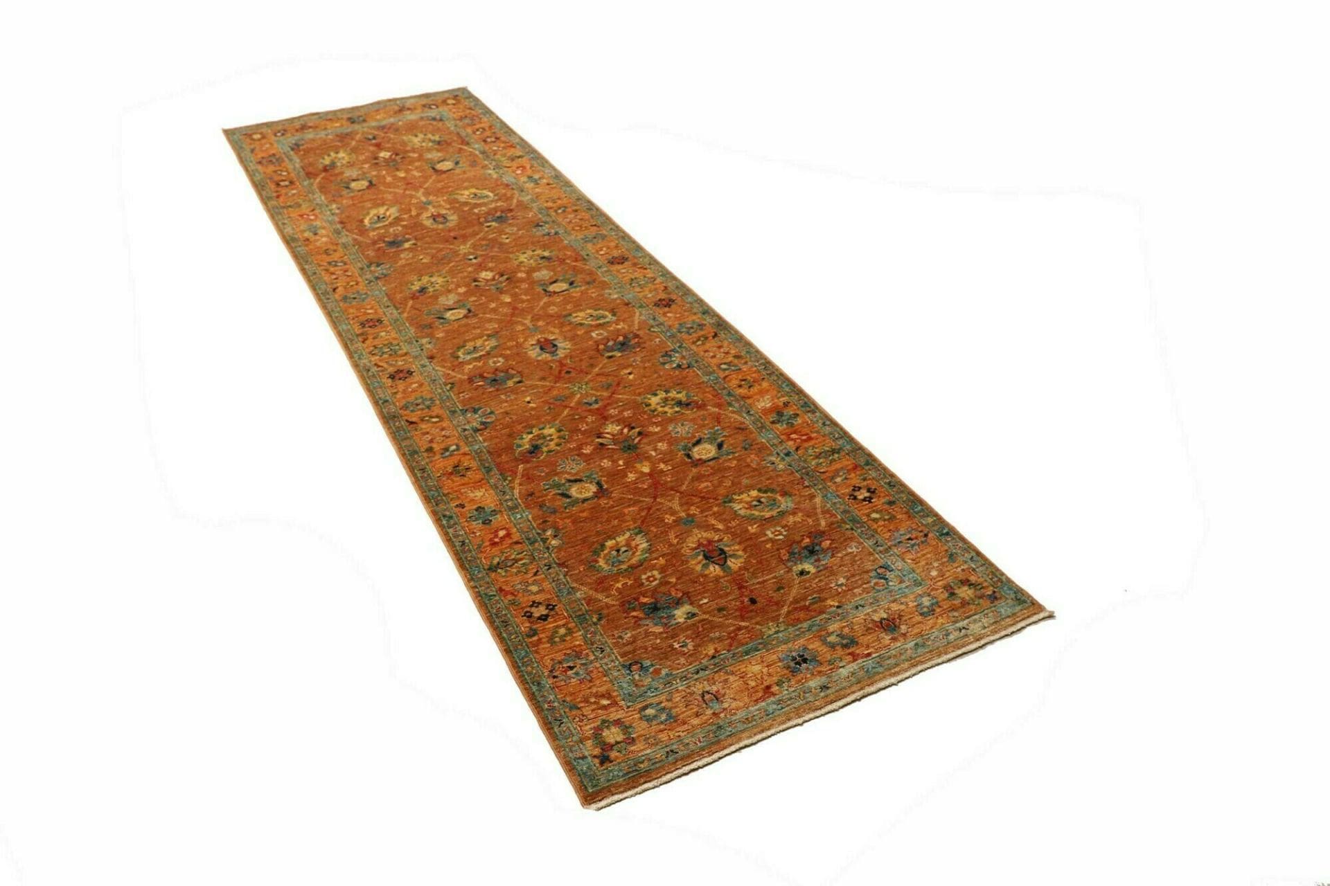 Handgeknüpfter Samarkand Orientteppich, 83 × 279 cm, Wolle