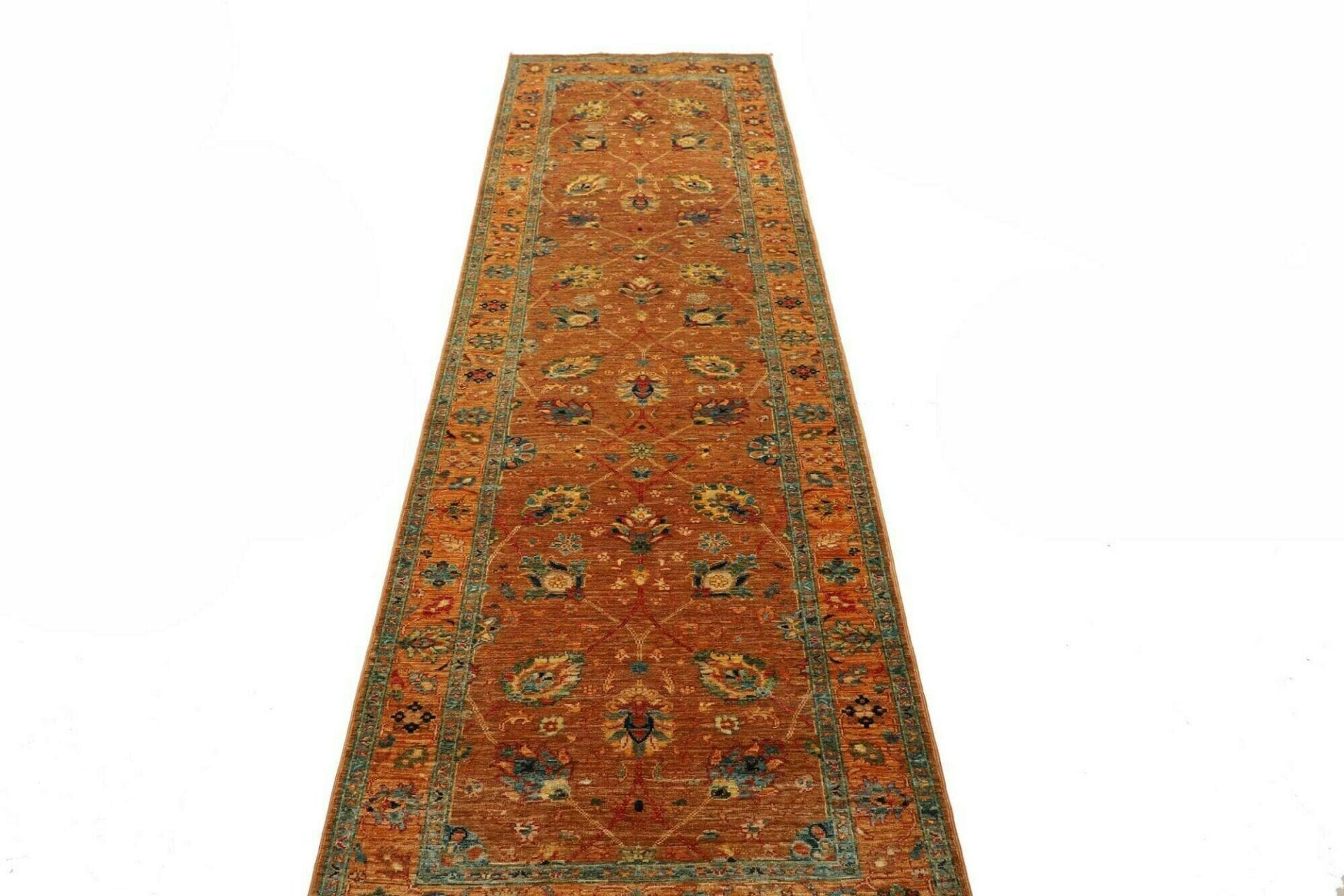 Handgeknüpfter Samarkand Orientteppich, 83 × 279 cm, Wolle