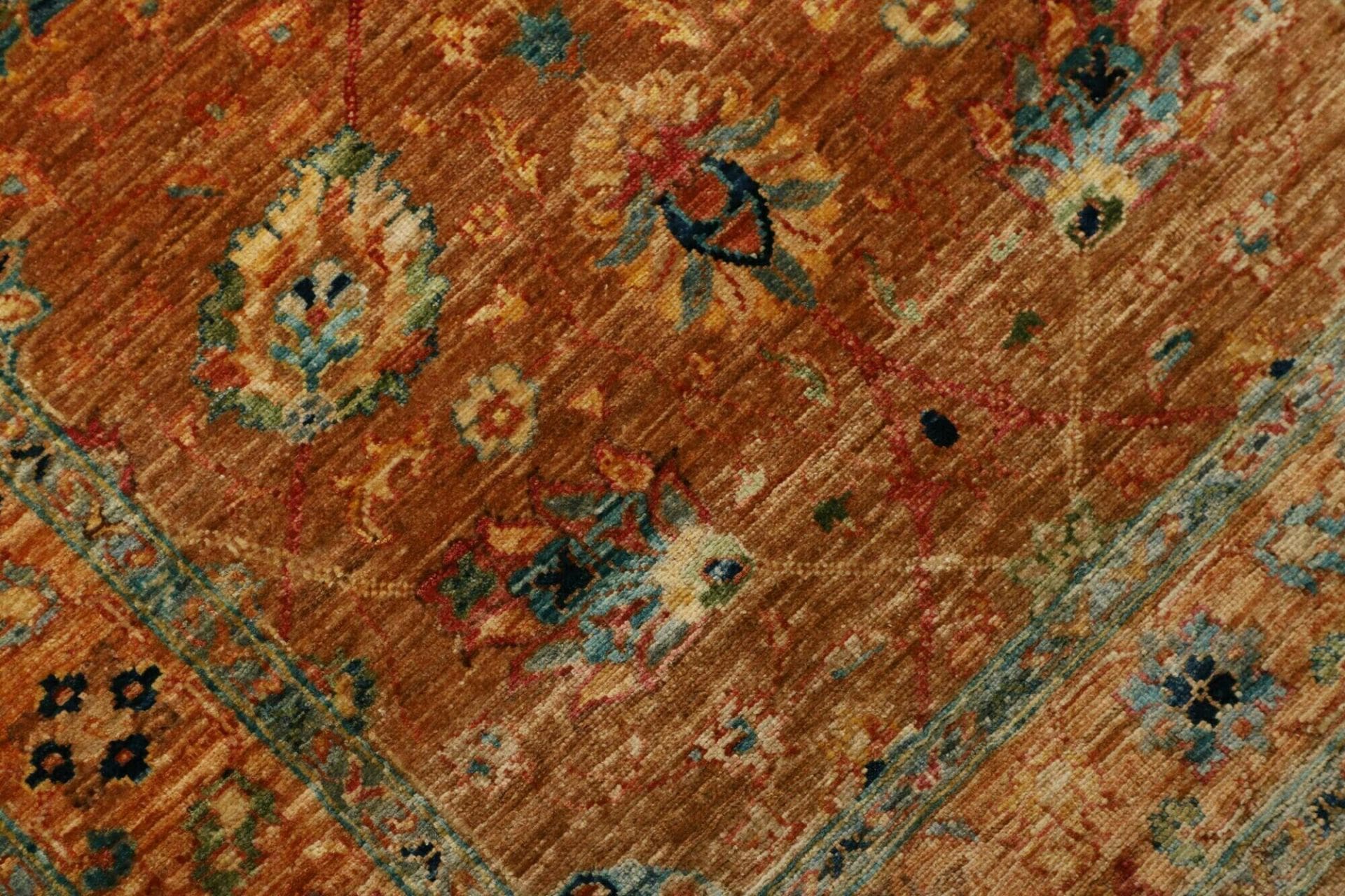 Handgeknüpfter Samarkand Orientteppich, 83 × 279 cm, Wolle
