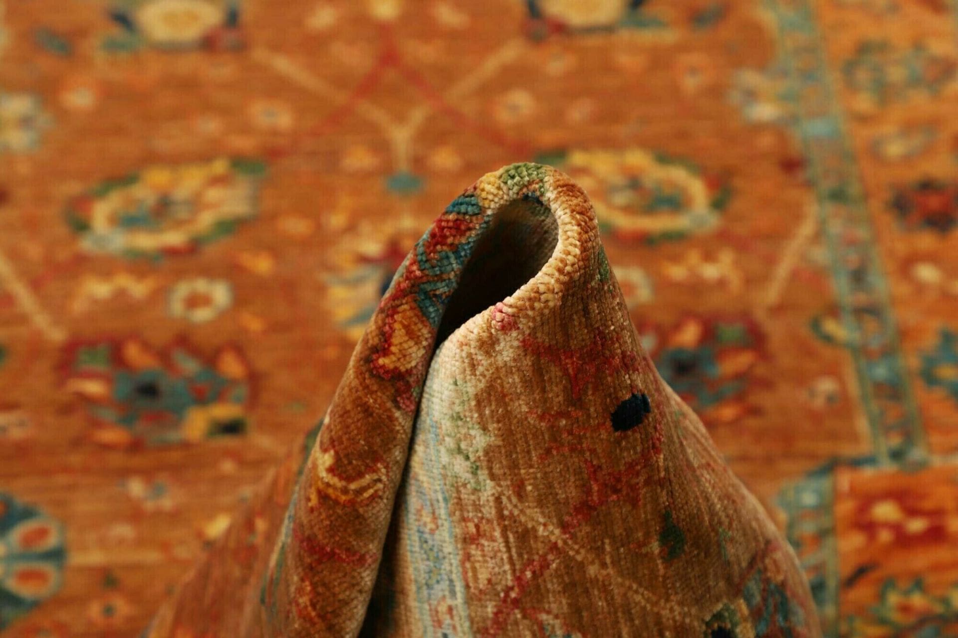 Handgeknüpfter Samarkand Orientteppich, 83 × 279 cm, Wolle