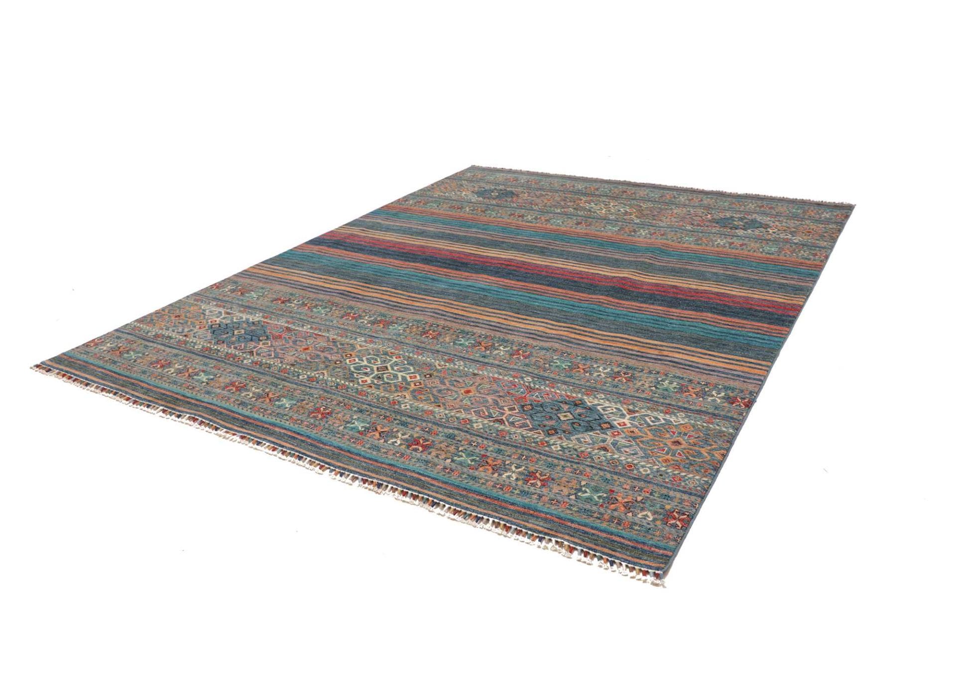 Handgeknüpfter Samarkand Orientteppich, 248 × 304 cm, Wolle