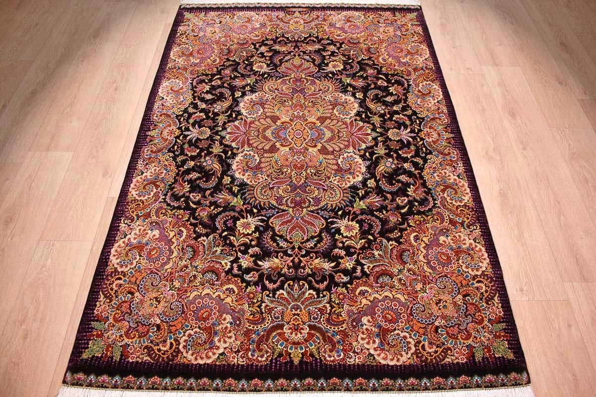 exklusiver-perserteppich-ghom-210x137-cm-reine-seide-handgeknupft-2 Ghom Perserteppich aus Iran