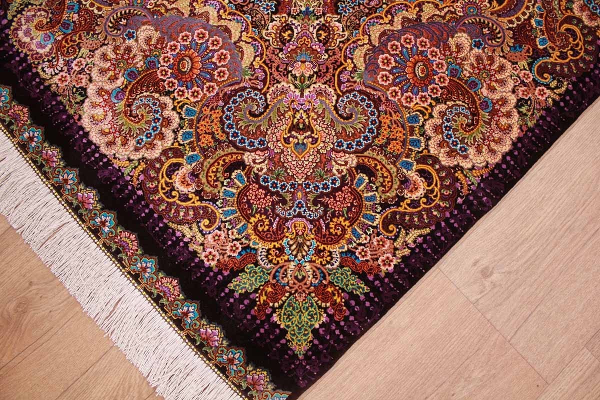 exklusiver-perserteppich-ghom-210x137-cm-reine-seide-handgeknupft-4 Ghom Perserteppich aus Iran