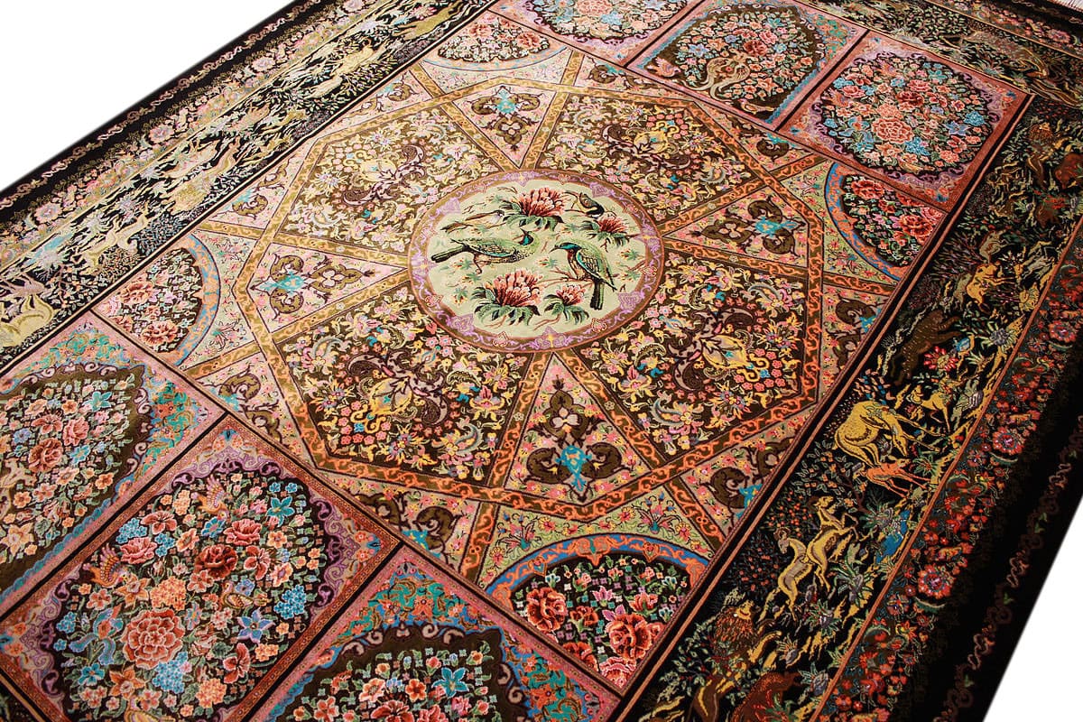 exklusiver-perserteppich-ghom-208x141-cm-reiner-seide-handgeknupft-6 Handgeknüpfter Ghom Perserteppich, Seide