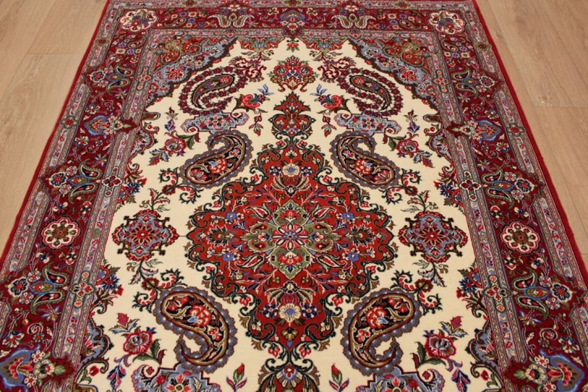 perser-teppich-gom-207x136-cm-harmonische-farben-handgeknupft-2 Ghom Perserteppich aus Iran