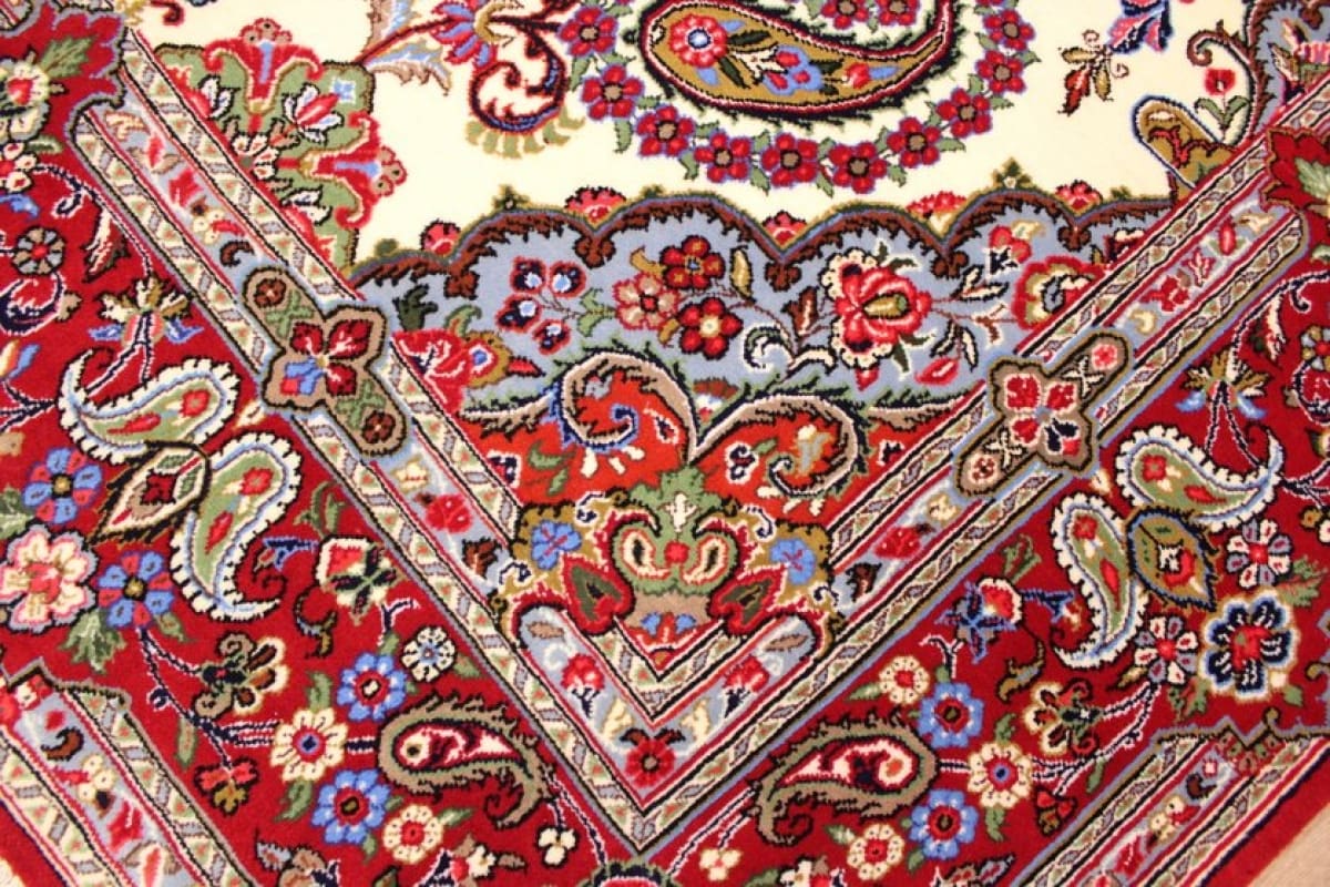 perser-teppich-gom-207x136-cm-harmonische-farben-handgeknupft-5 Ghom Perserteppich aus Iran