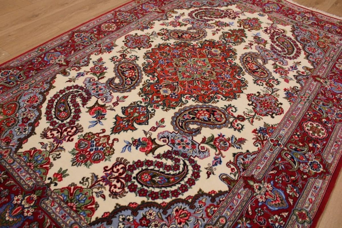 perser-teppich-gom-207x136-cm-harmonische-farben-handgeknupft-9 Ghom Perserteppich aus Iran