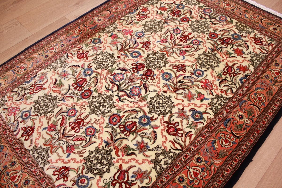 Handgeknüpfter Ghom Perserteppich, Wolle
