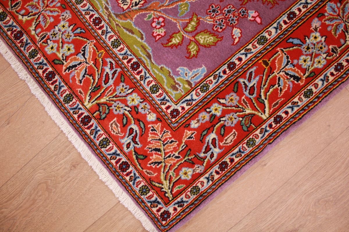 Handgeknüpfter Kashan Perserteppich, Wolle