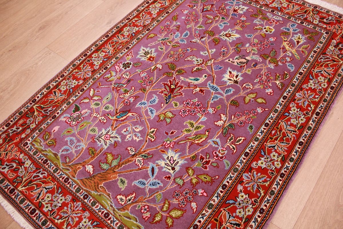 Handgeknüpfter Kashan Perserteppich, Wolle