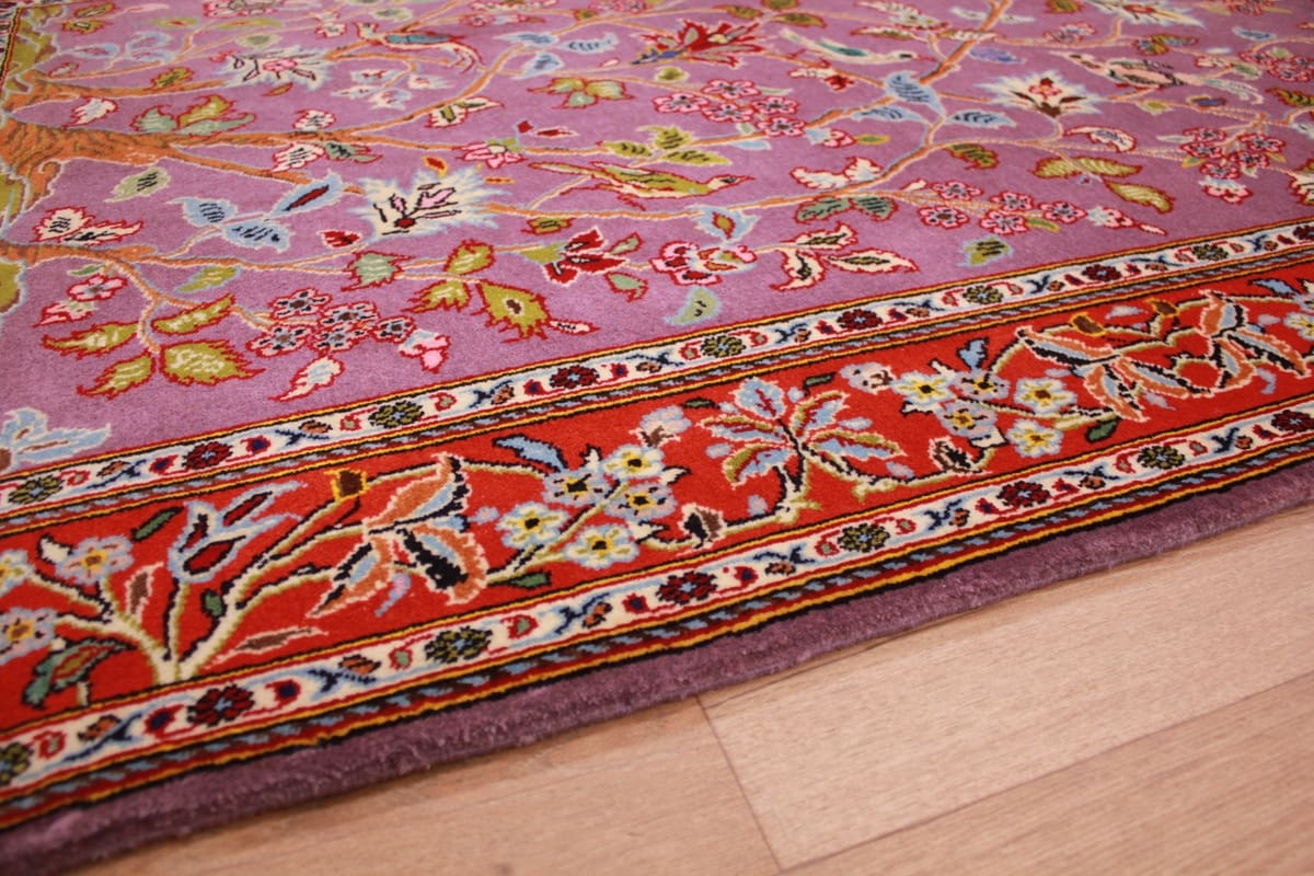 Handgeknüpfter Kashan Perserteppich, Wolle