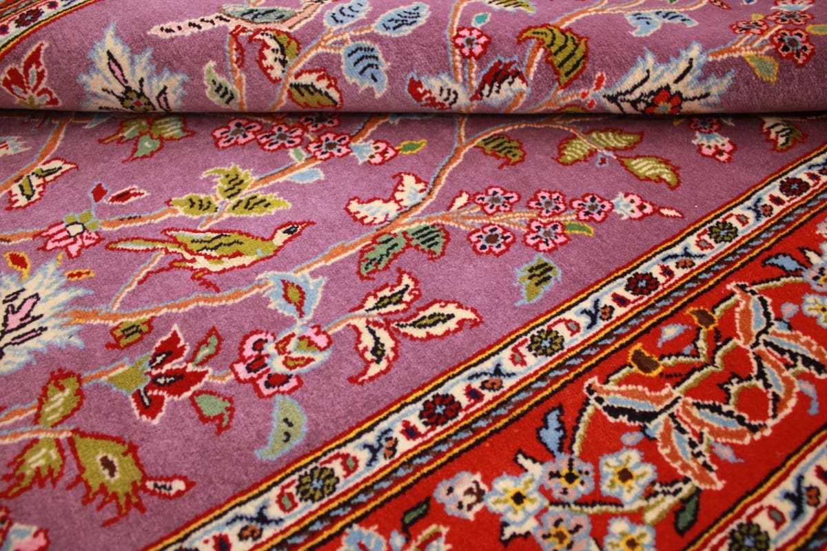 Handgeknüpfter Kashan Perserteppich, Wolle