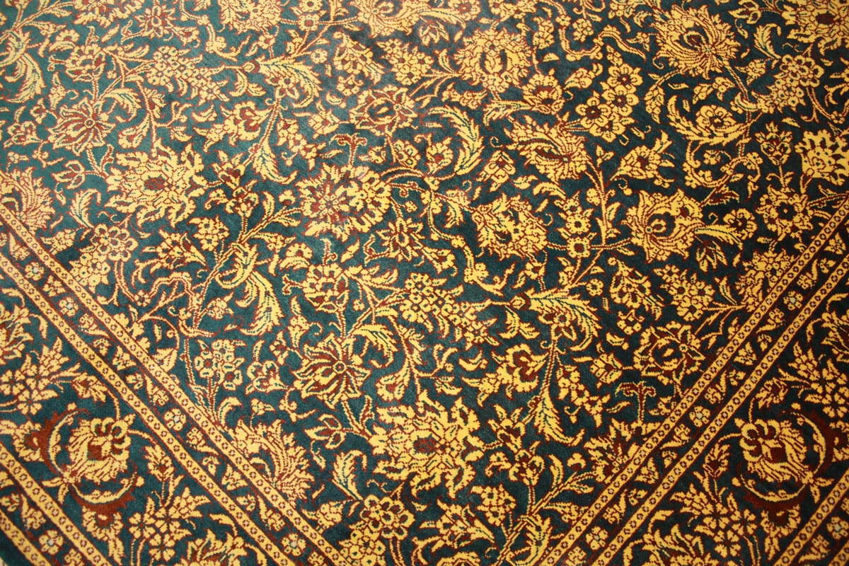 Perser Teppich Ghom Seidenteppich „Milad“ 151×100 cm, handgeknüpft