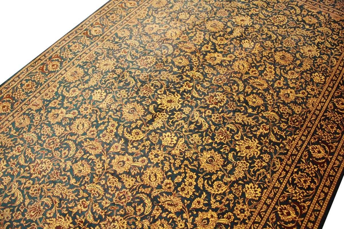 Perser Teppich Ghom Seidenteppich „Milad“ 151×100 cm, handgeknüpft