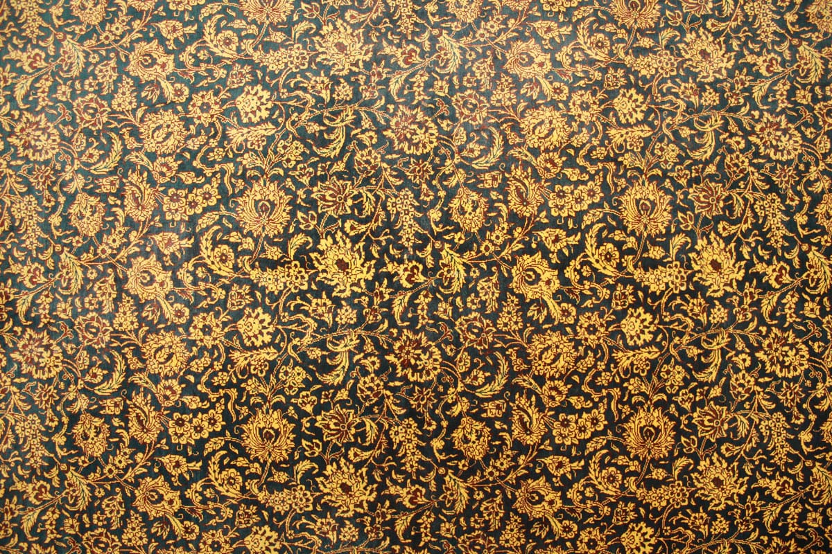Perser Teppich Ghom Seidenteppich „Milad“ 151×100 cm, handgeknüpft