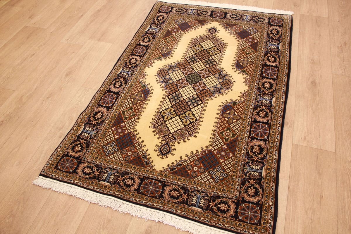 Handgeknüpfter Ghom Perserteppich, Wolle