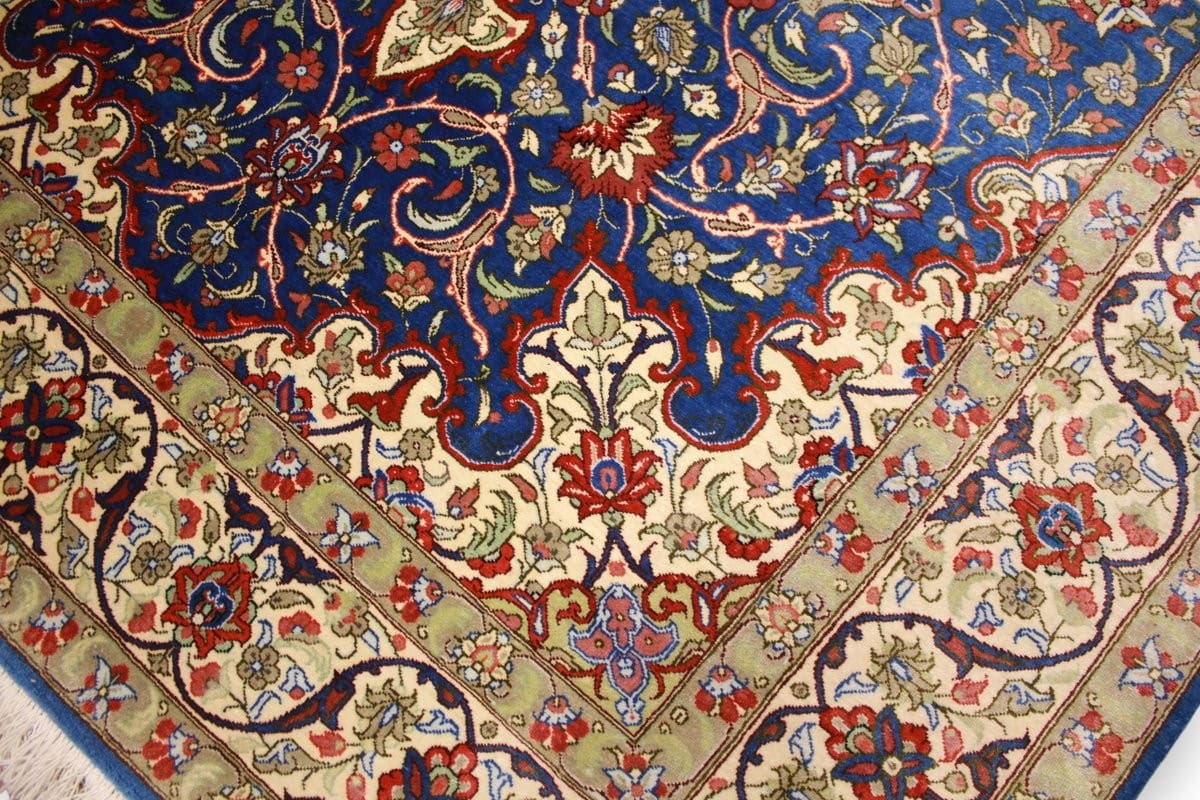 Perser Teppich Ghom Seidenteppich 152×101 cm, handgeknüpft