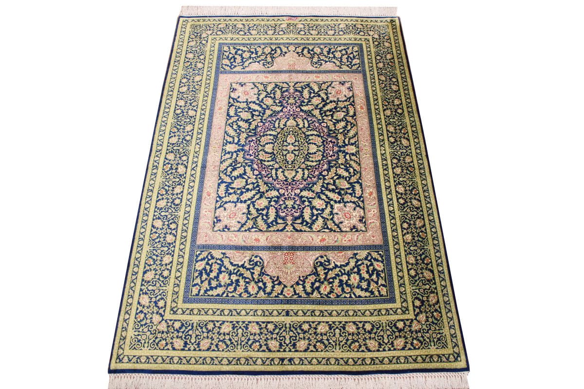 Handgeknüpfter Ghom Perserteppich 155 × 101 cm