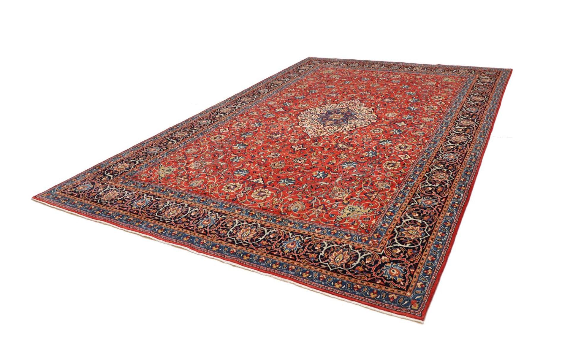 sarough-teppich-251-x-372-cm-handgeknupft-schurwolle-iran-1 Handgeknüpfter Sarough Farahan Perserteppich, 251 × 372 cm, Wolle