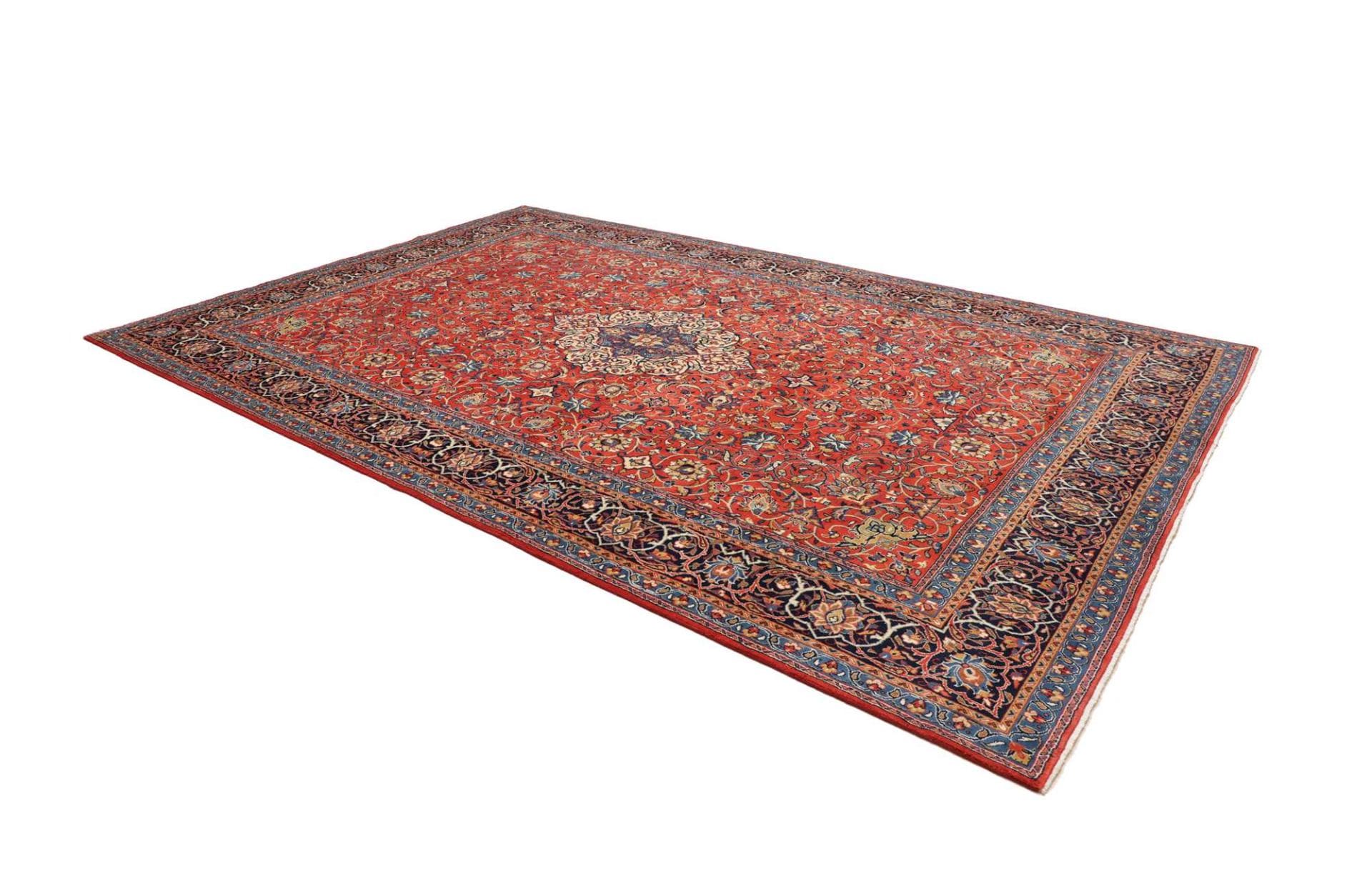 sarough-teppich-251-x-372-cm-handgeknupft-schurwolle-iran-2 Handgeknüpfter Sarough Farahan Perserteppich, 251 × 372 cm, Wolle