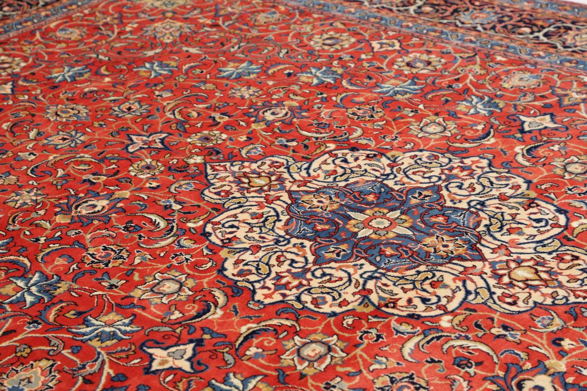 sarough-teppich-251-x-372-cm-handgeknupft-schurwolle-iran-6 Handgeknüpfter Sarough Farahan Perserteppich, 251 × 372 cm, Wolle