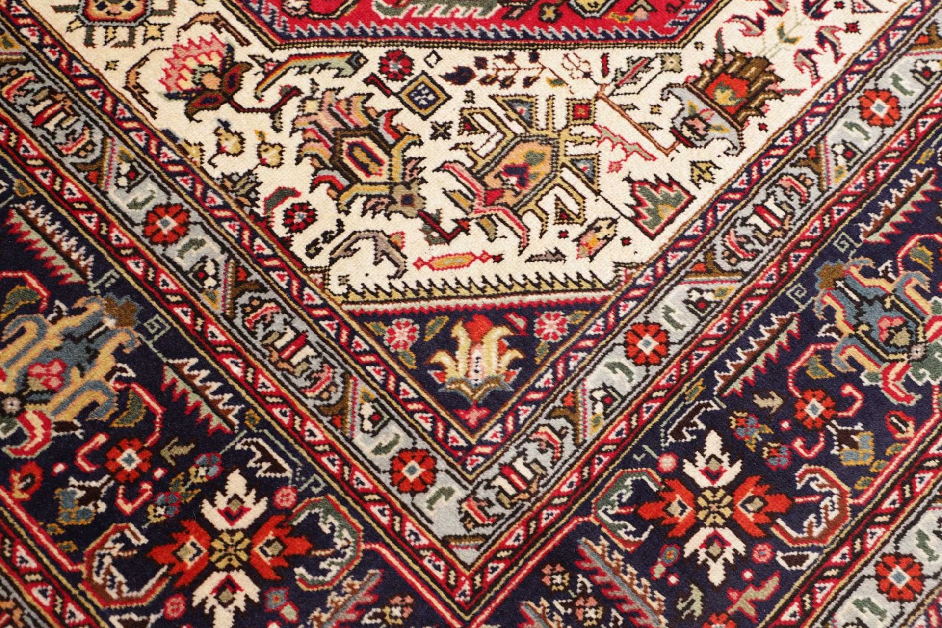 Handgeknüpfter Täbriz Perserteppich, 251 × 334 cm, Wolle