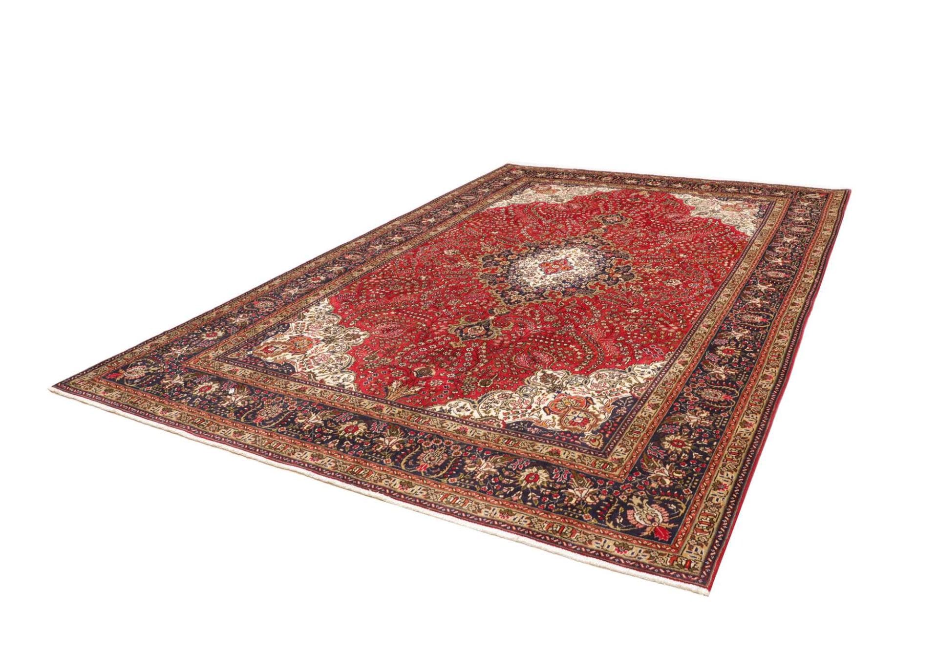 Täbriz Perserteppich aus Iran, 250 × 356 cm