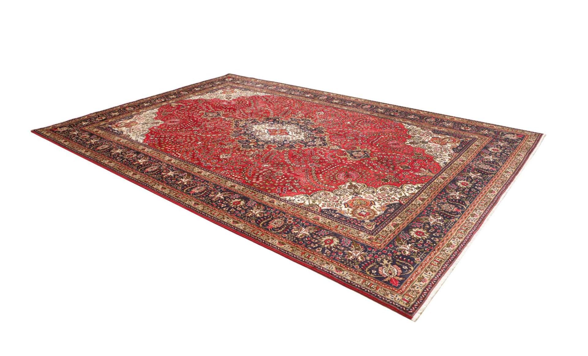 Täbriz Perserteppich aus Iran, 250 × 356 cm