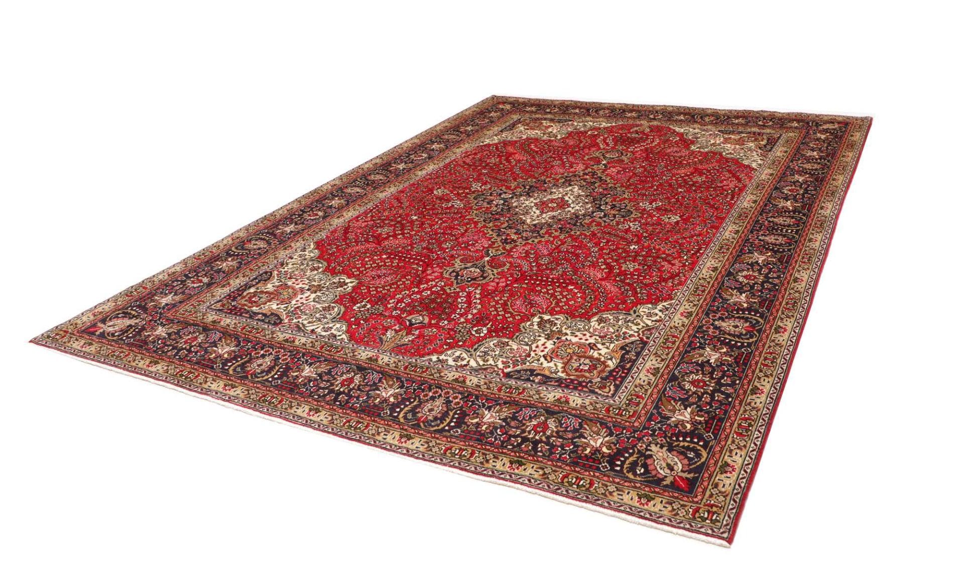 Täbriz Perserteppich 248 × 344 cm aus Wolle, handgeknüpft