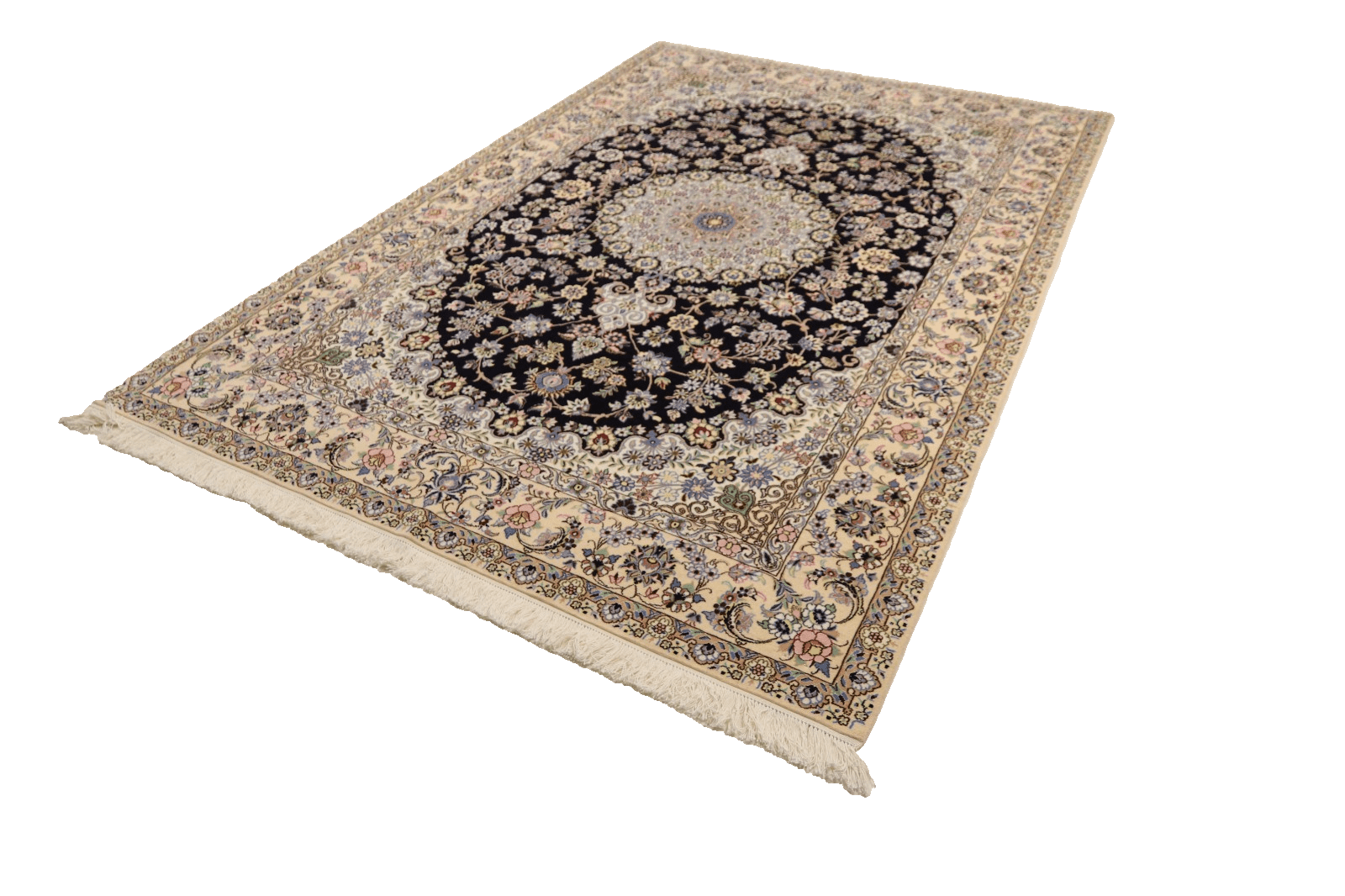 perserteppich-nain-302-x-206-cm-seide-handgeknupft-orientalisch-1 Handgeknüpfter Nain Perserteppich 300 × 205 cm