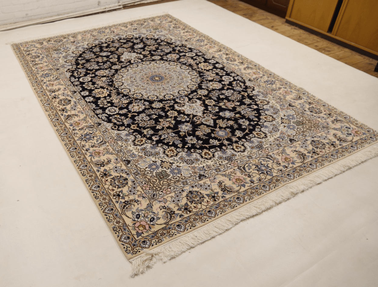 perserteppich-nain-302-x-206-cm-seide-handgeknupft-orientalisch-4 Handgeknüpfter Nain Perserteppich 300 × 205 cm