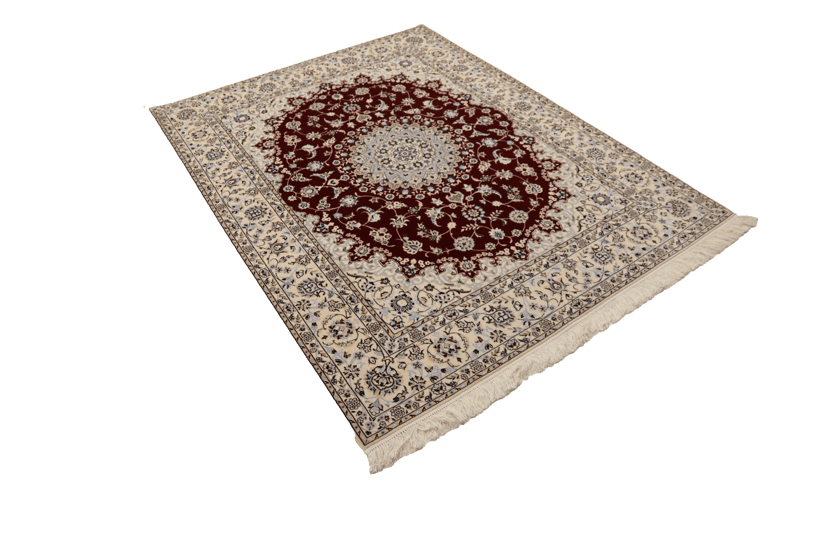 Nain Perserteppich aus Iran, 200 × 158 cm