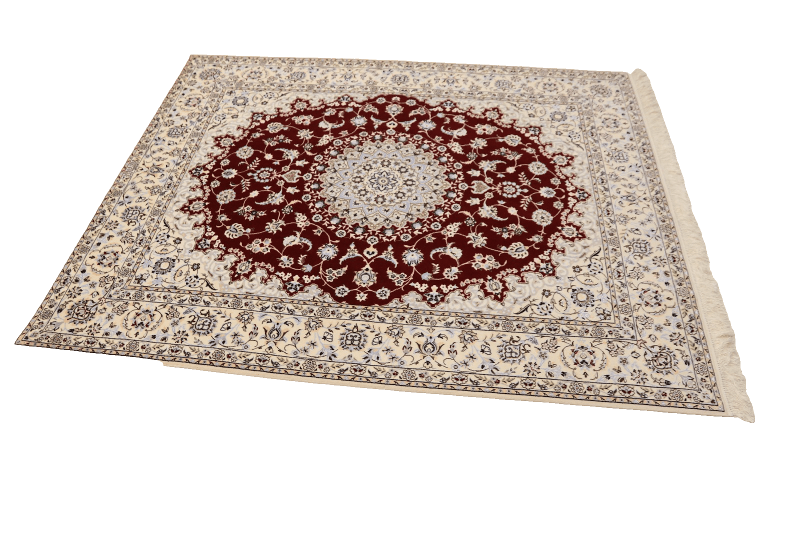 Nain Perserteppich aus Iran, 200 × 158 cm