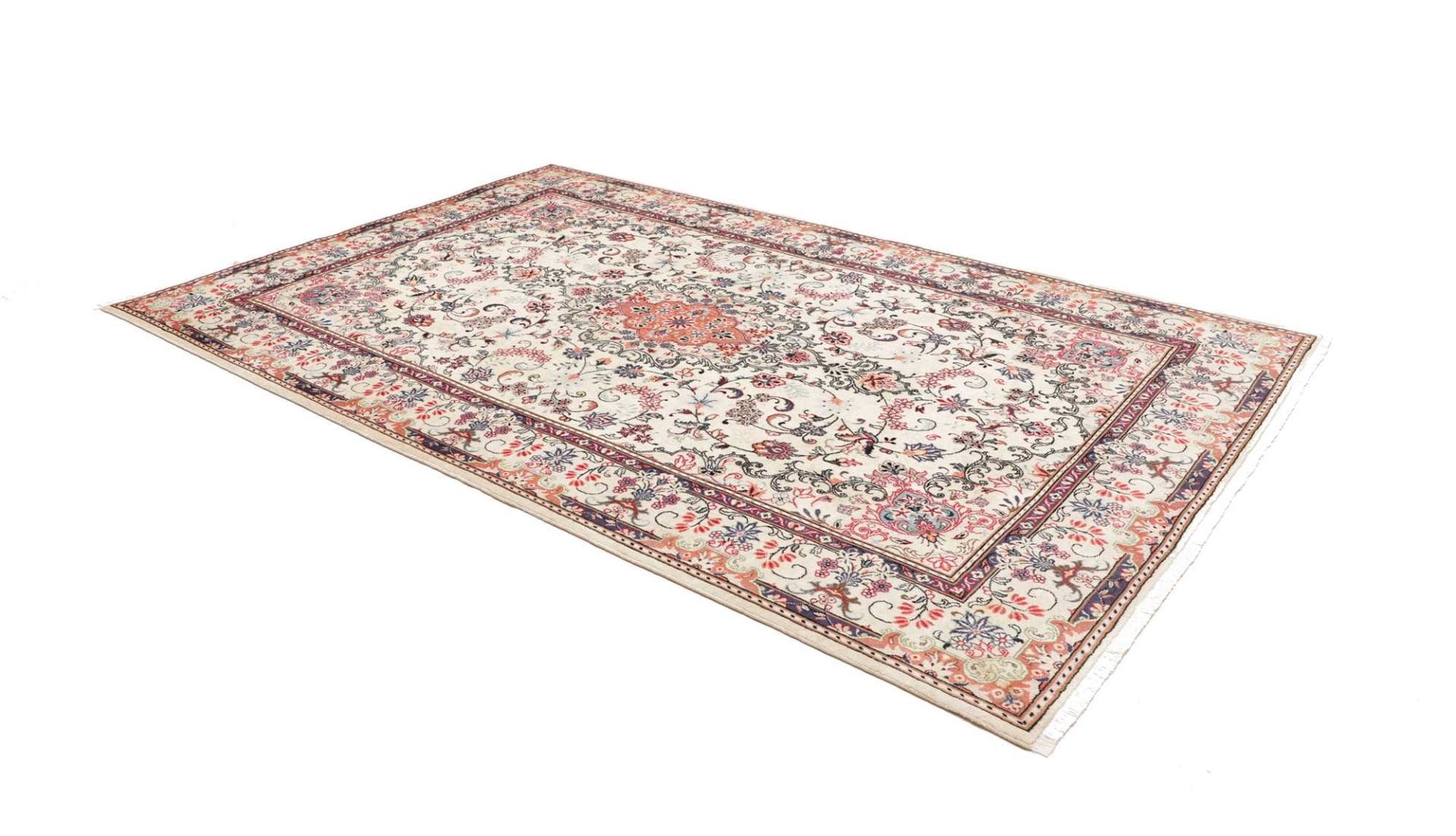 Handgeknüpfter Kashan Perserteppich, 201 × 303 cm, Wolle