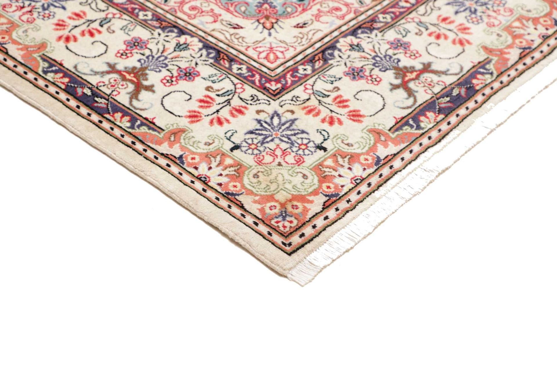 Handgeknüpfter Kashan Perserteppich, 201 × 303 cm, Wolle