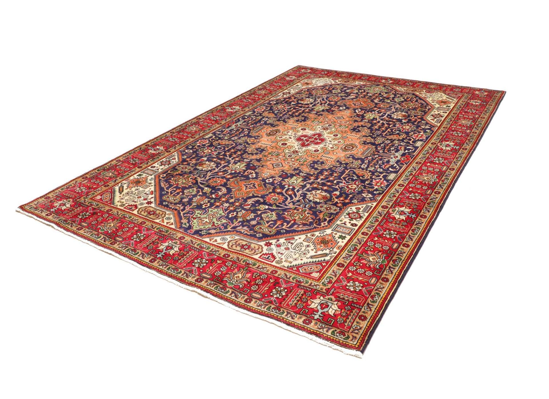 Täbriz Perserteppich 207 × 299 cm aus Wolle, handgeknüpft