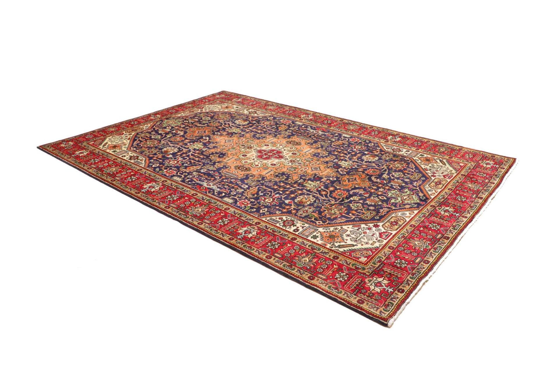 Täbriz Perserteppich 207 × 299 cm aus Wolle, handgeknüpft