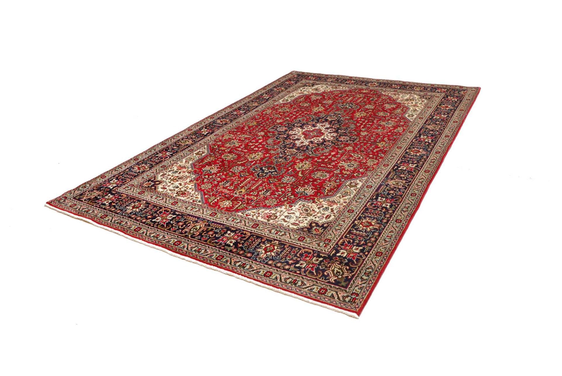 Täbriz Perserteppich 205 × 301 cm aus Wolle, handgeknüpft